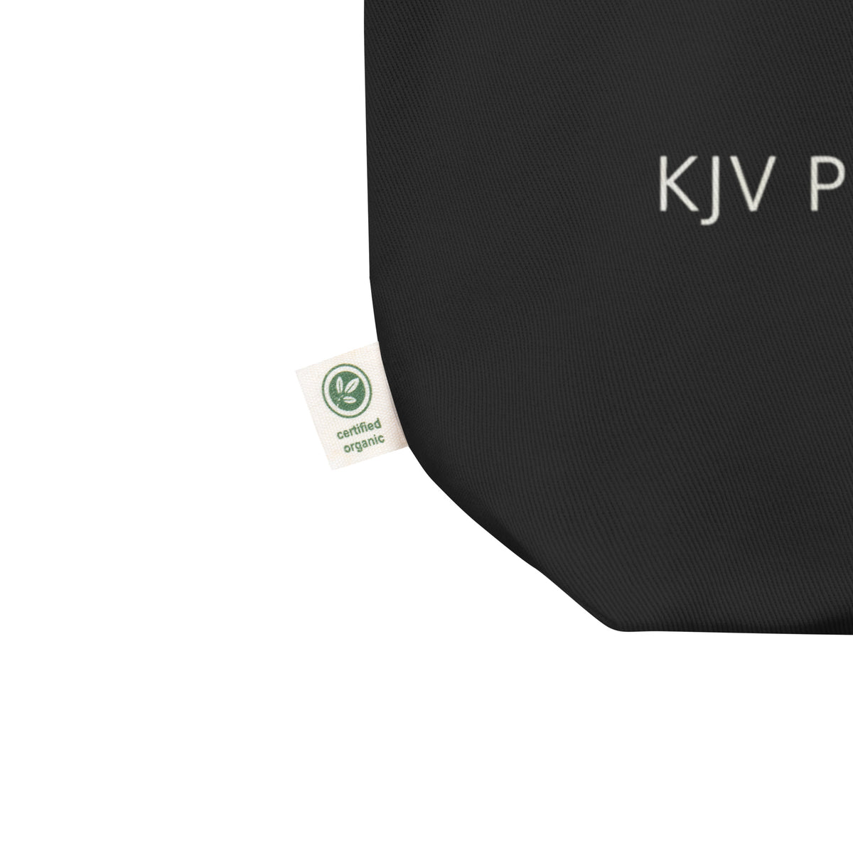 KJV Prayer Journal Eco Tote - Black