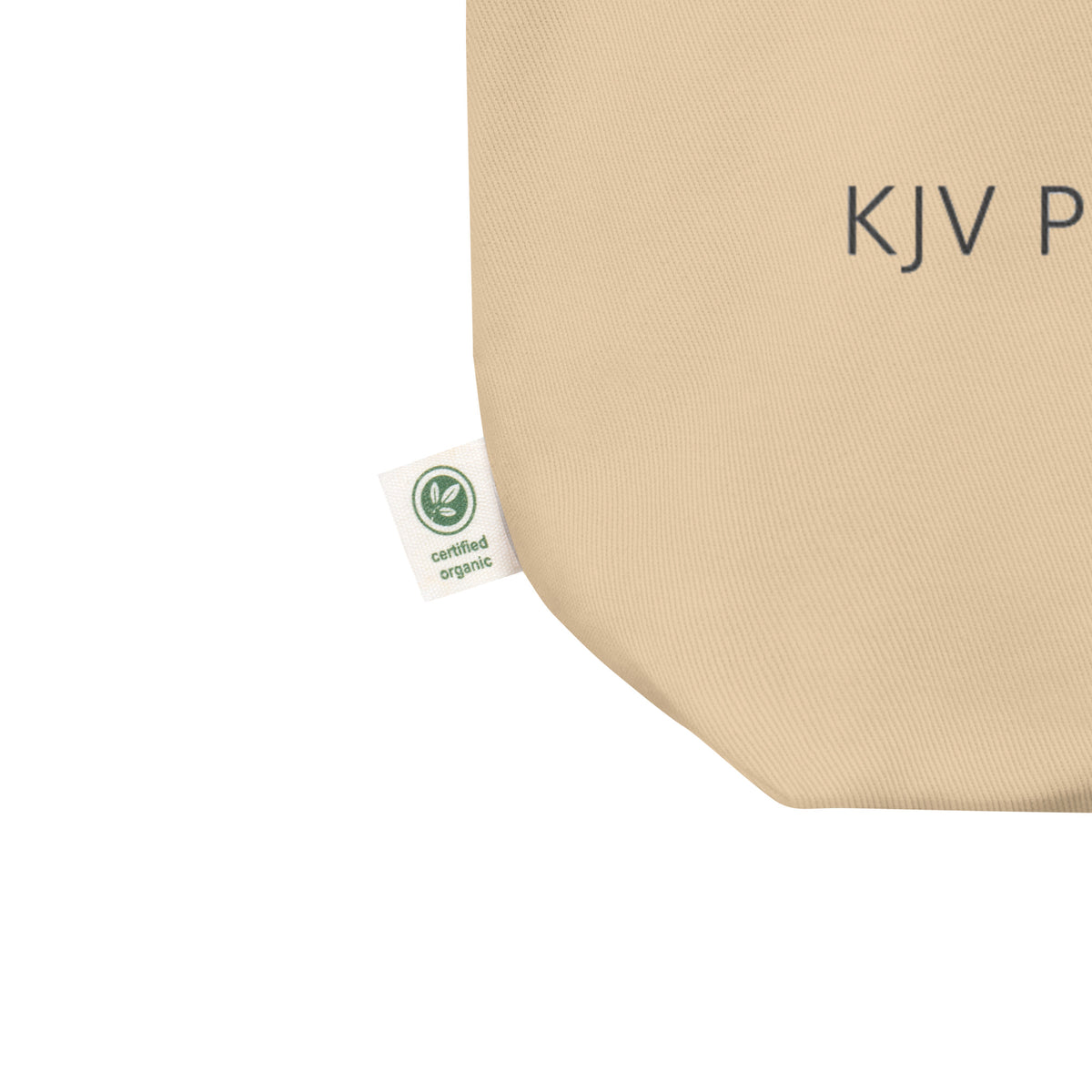 KJV Prayer Journal Eco Tote - Oyster