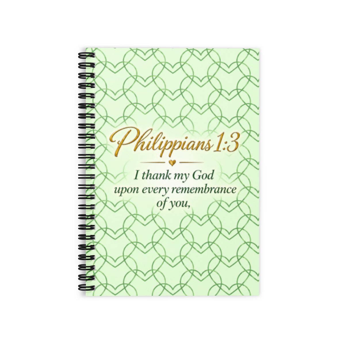 Philippians 1:3 Blank Journal